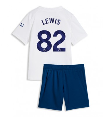 Manchester City Rico Lewis #82 Tredjetrøje Børn 2026-27 Kortærmet (+ Korte bukser)